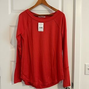 Free People We the Free Salmon Long Sleeve Thermal NWT